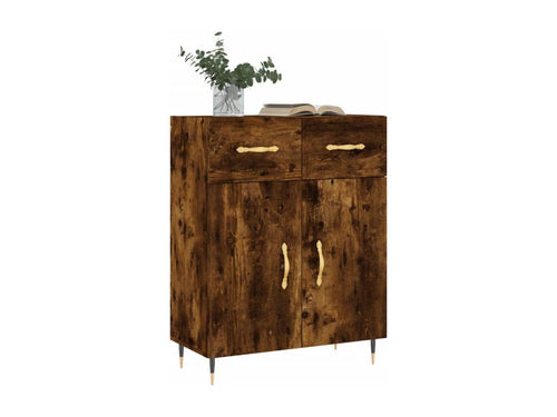 Smoked oak sideboard 69.5x34x90 cm engineered wood CVCP55426