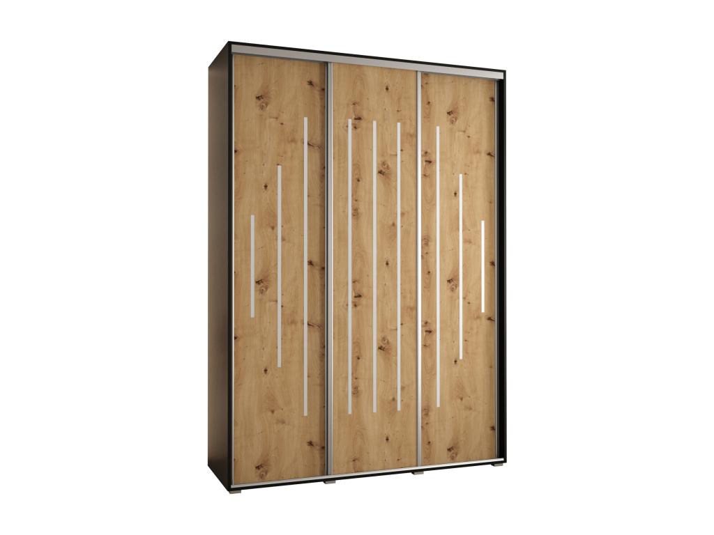 Chicyla 12 Sliding Door Wardrobe 235.2/180/45 3 Doors BFBN51977