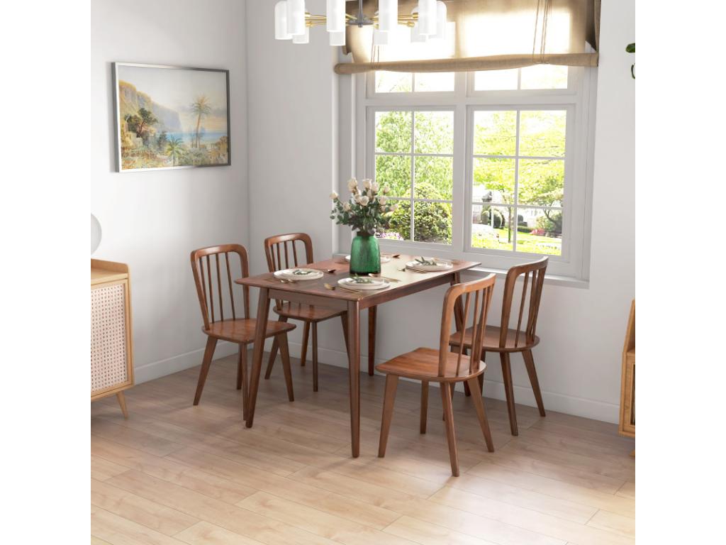 Chicyla brown dining table JHBB79406