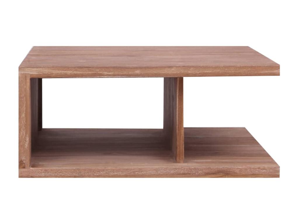 Coffee table 70x70x30 cm Solid teak wood WRTH36121