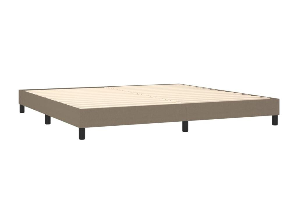 Chicyla bed base, mattress, and LED lighting, 200x200cm, Fabric APMI62627