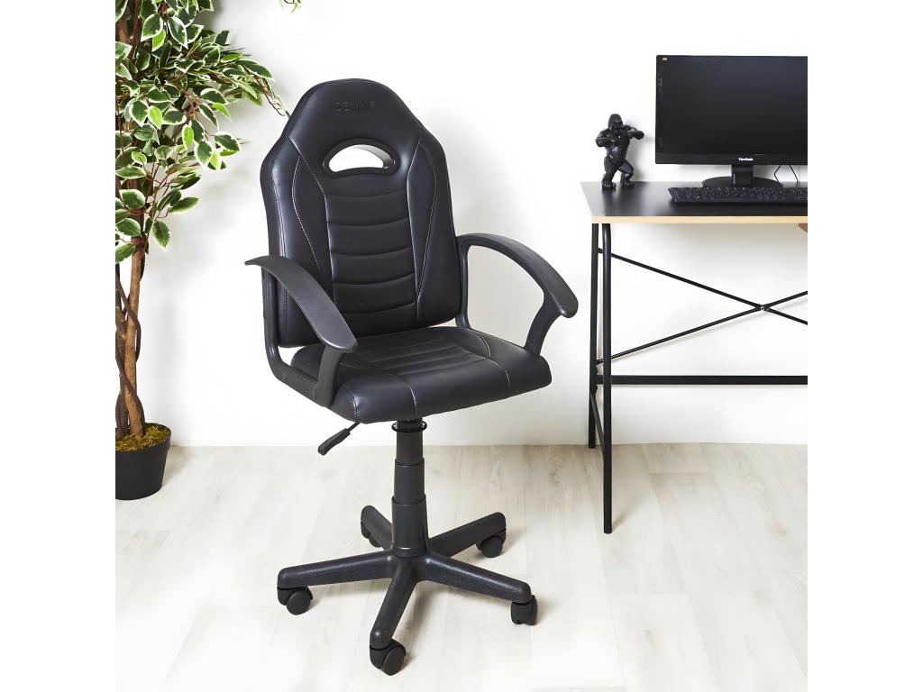 Chicyla - Office Chair on Chicyla Black Faux Leather MGNJ94204