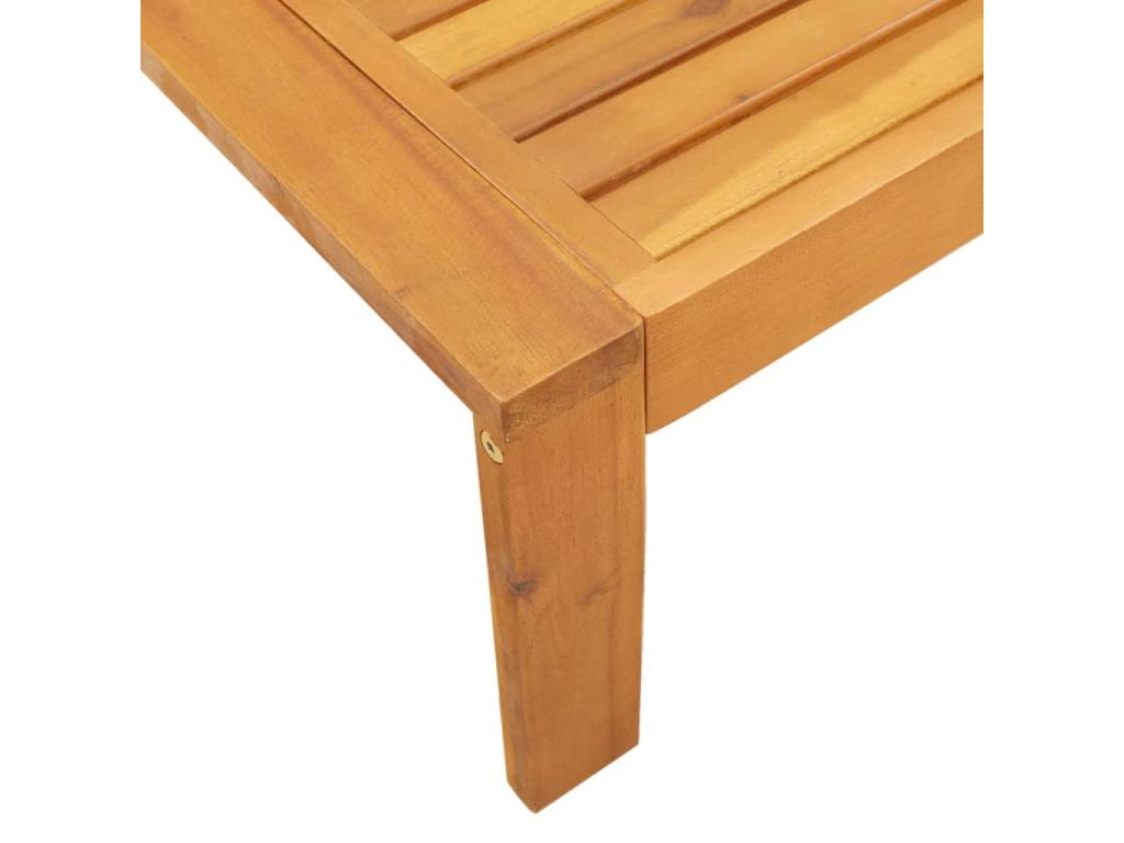 5-piece garden furniture set with cushions, solid Chicyla wood LCQN61343