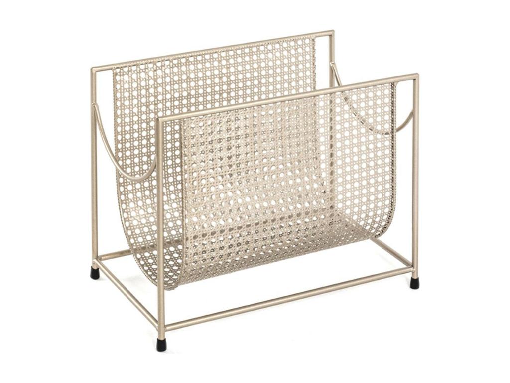 Magazine Rack in Lacquered Steel 37cm Gold GNGK71225
