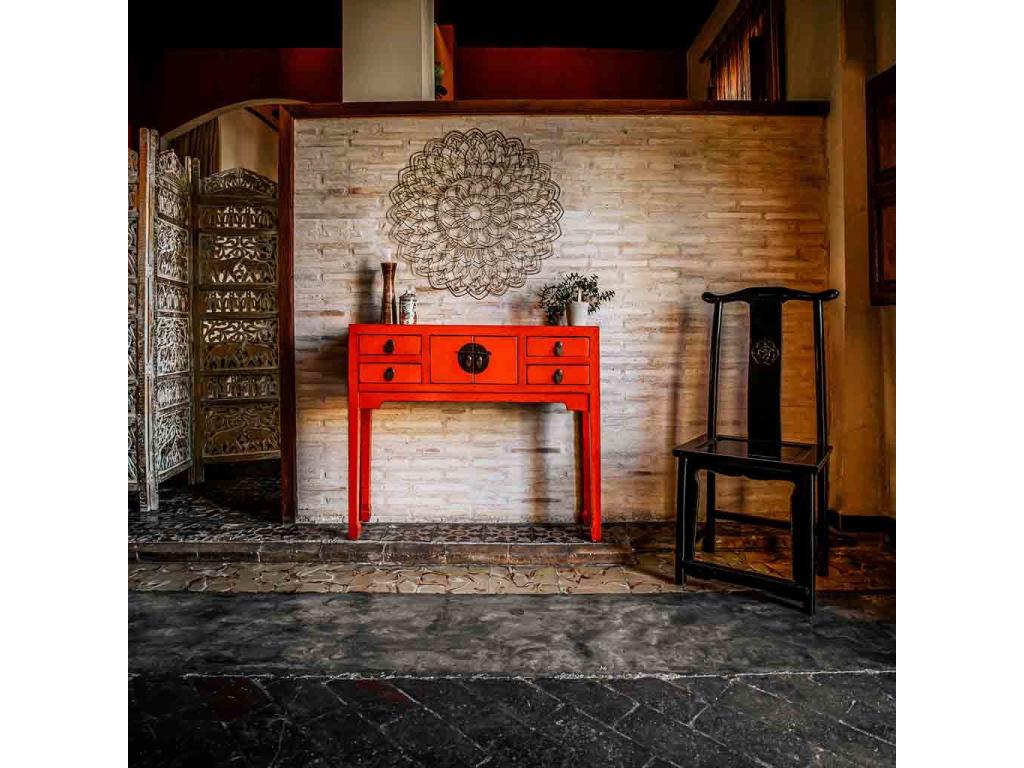 Black wooden chair 49x42x119/48h SDNZ93262