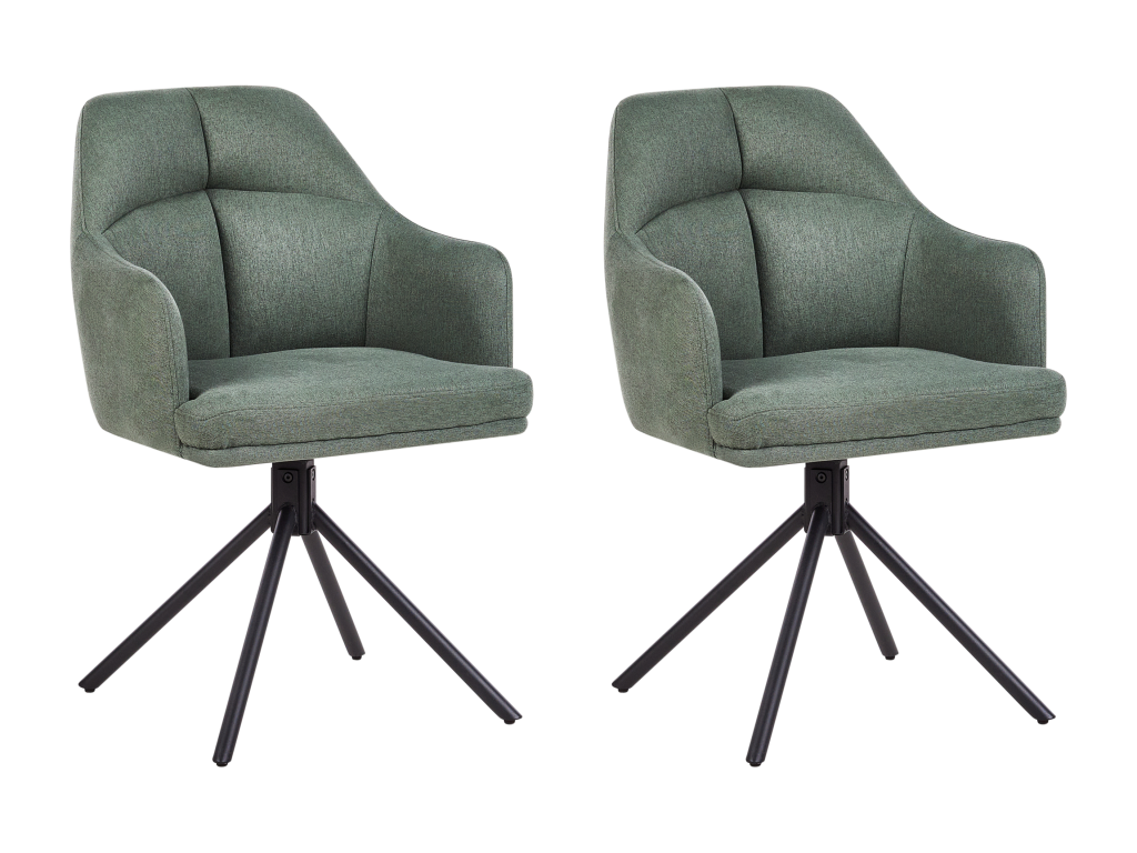 Set of 2 Chicyla Green Dining Chairs VMOC25051