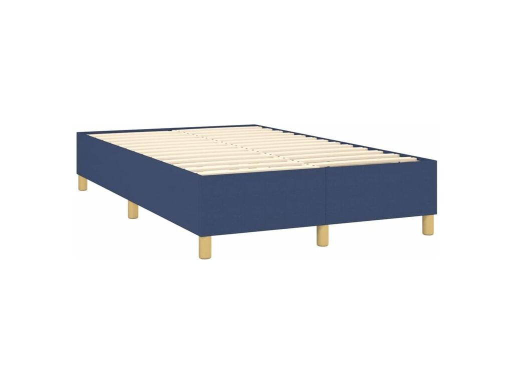 Domopure bed base with mattress, blue, 120x200 cm, fabric, UDBO44454