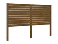 Honey brown headboard 126x4x100 cm Solid pine wood IBLG89997
