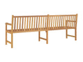 Garden bench 228 cm solid teak wood HDUR90970