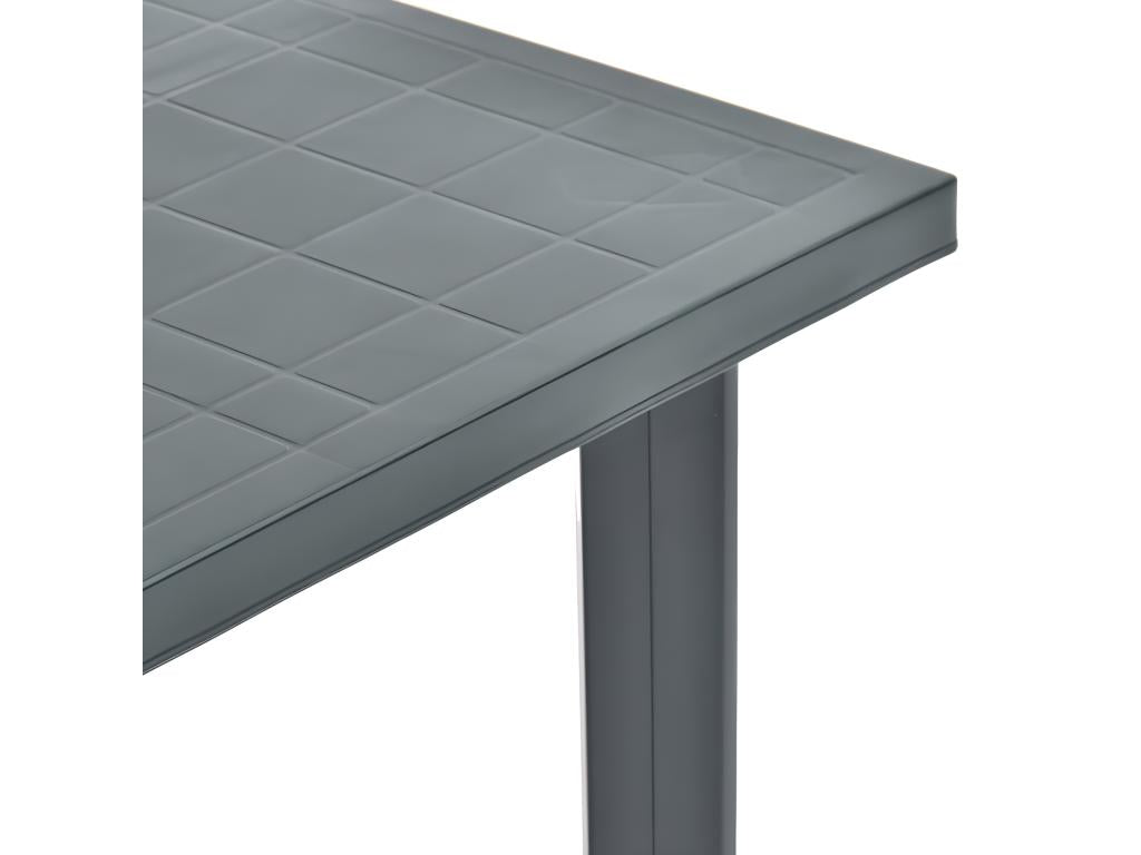 Chicyla Premium - Green Garden Table 80x75x72 cm Plastic ZSFW56639