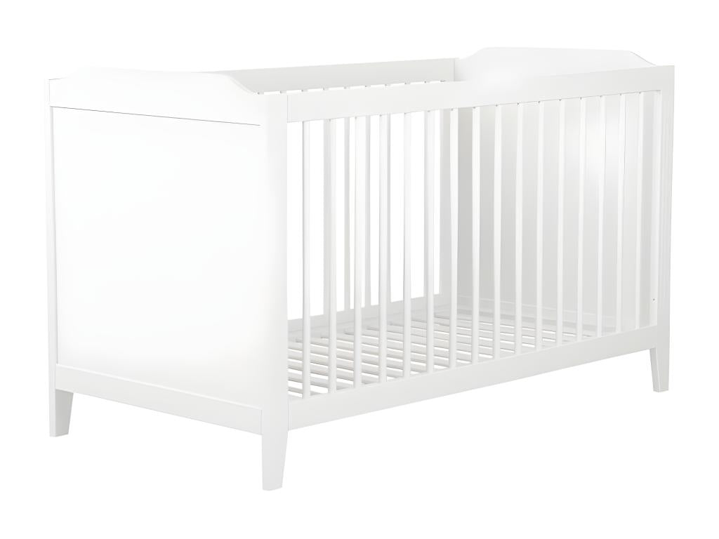 White wooden crib 70x140cm RJFH02604