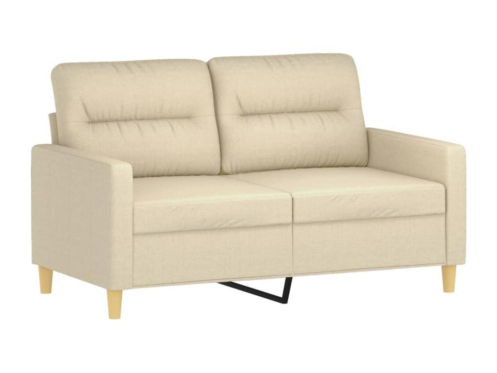 3-piece sofa set with cushions, cream fabric BHXE87030