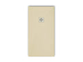 Extra-flat 70x200 cm PURE shower tray in beige slate-effect resin with stainless steel grate JBOU22701
