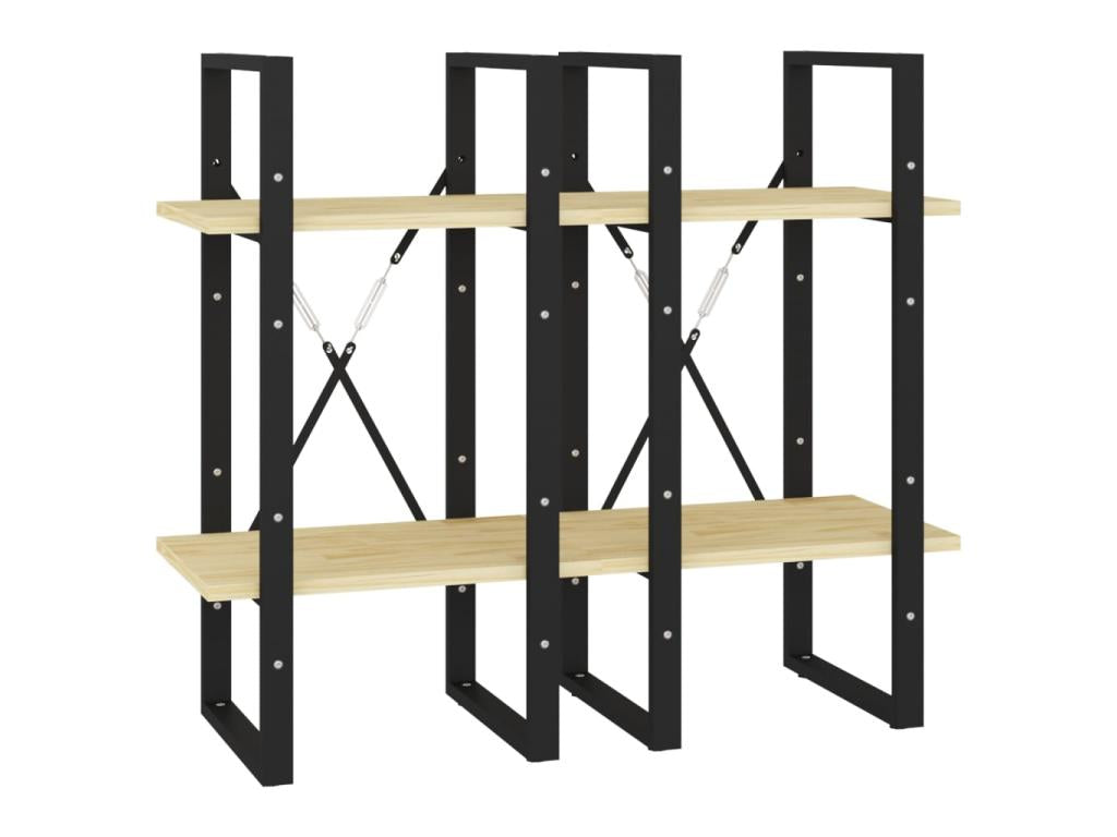 4-Tier Bookshelf 40x30x140 Solid Pine Wood WQPU93946