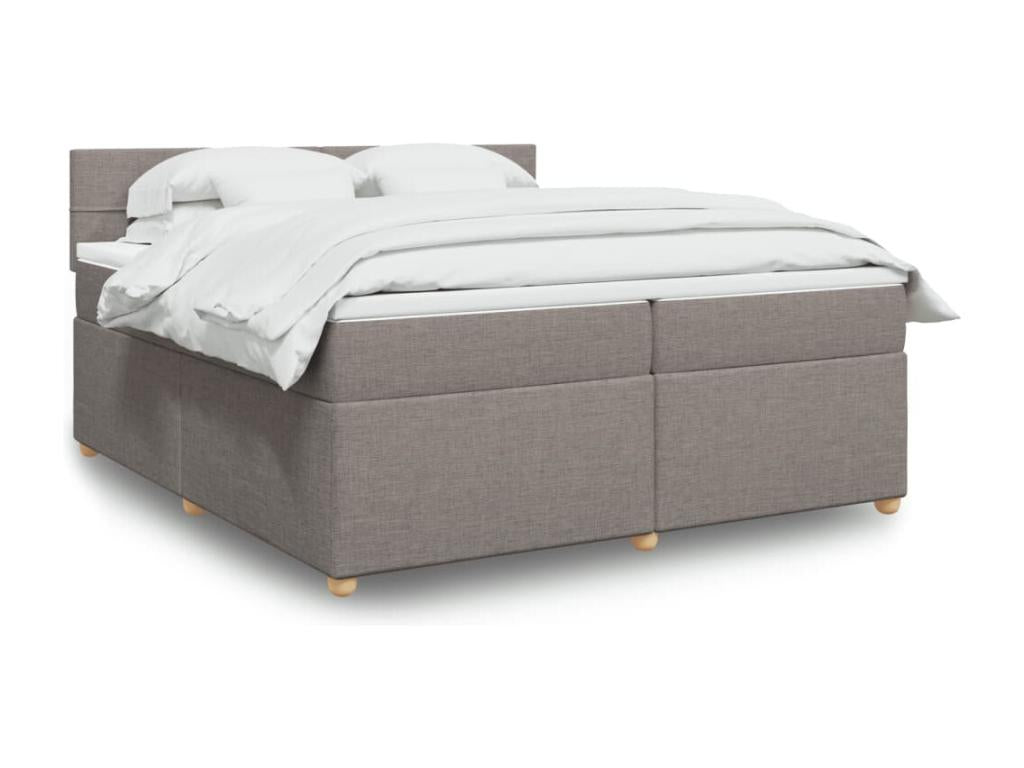 Upholstered bed base with Chicyla mattress 200x200 cm Fabric ZBXH14555
