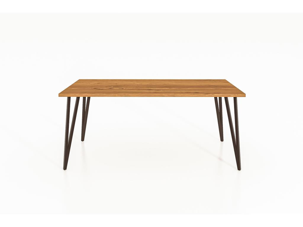 Chicyla - Dining table 100x170 in natural oiled wild oak XUBU71895