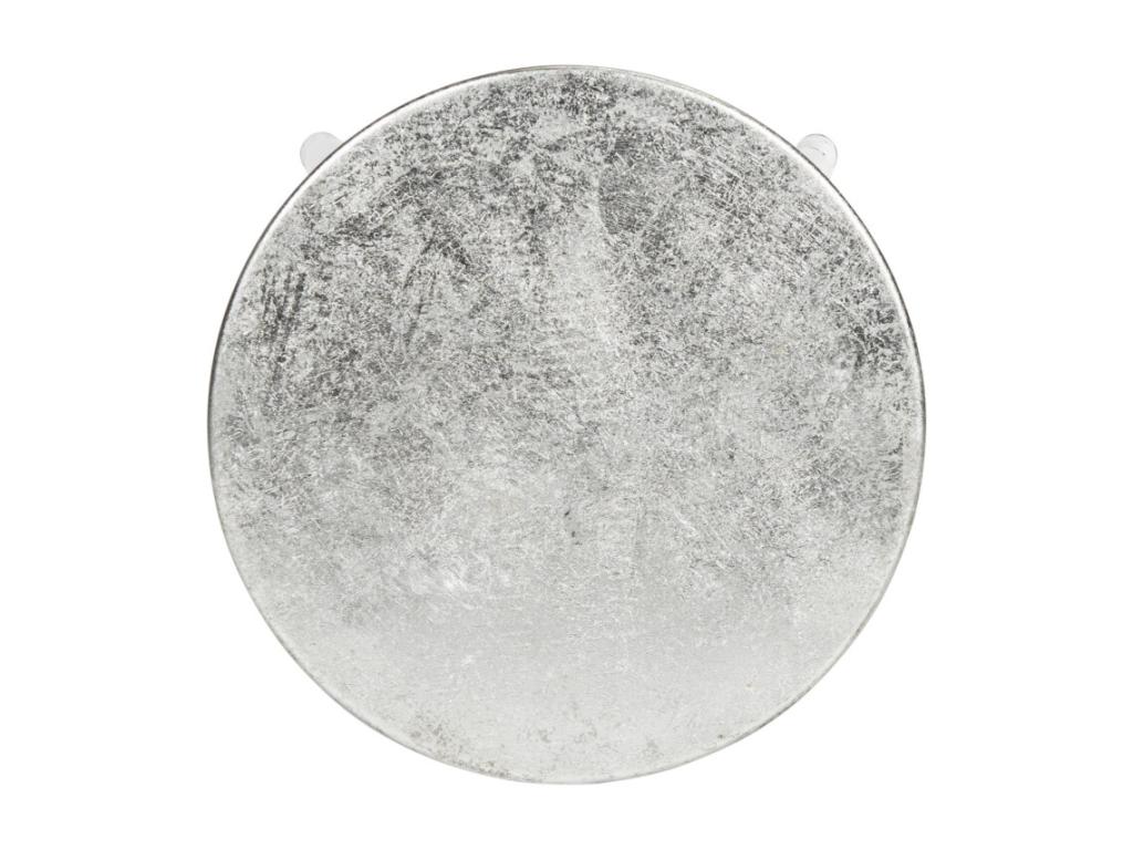 Black and silver bar/counter stool, 34x34x76.2 cm - Chicyla RWOP88568