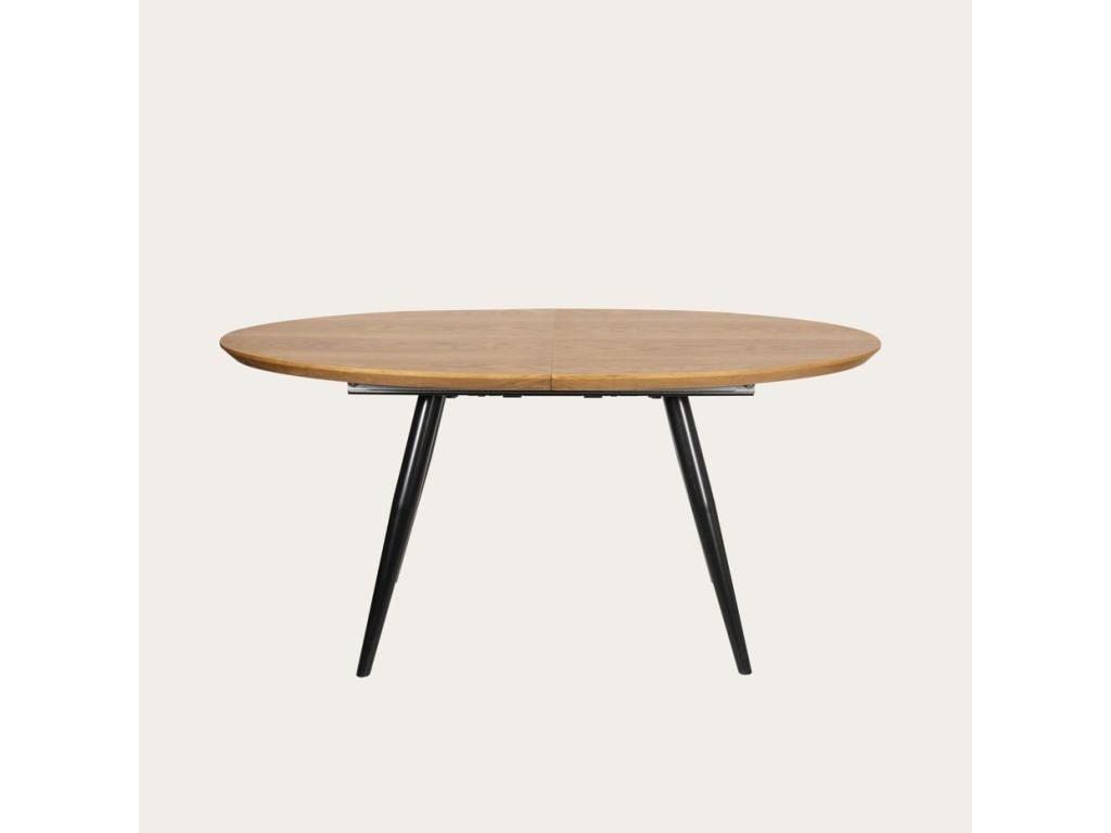 Chicyla extendable oak-effect dining table 160x76 KNRW27552