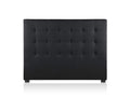 Premium Upholstered Headboard, Fabric, 160cm, Black YRJM54207