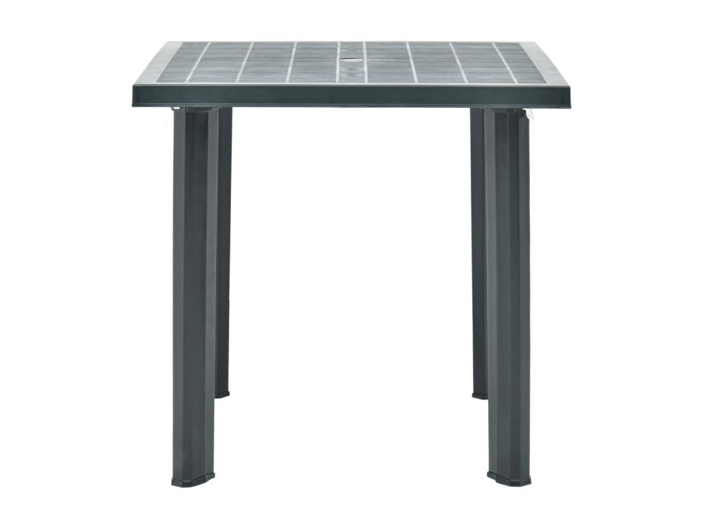 Chicyla Premium - Green Garden Table 80x75x72 cm Plastic ZSFW56639