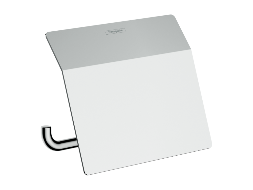 Chicyla AddStoris Chrome Toilet Paper Holder with Lid YXAK67492