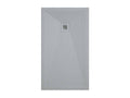 Chicyla Plus light grey slate finish shower tray with coloured grate - 120x90 cm HLYM90201