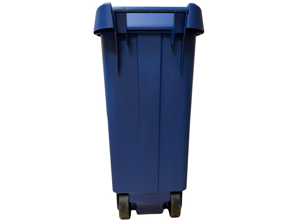 110-litre closed recycling container with lid, ideal for paper and cardboard recycling, with wheels, L42 W57 H88 YEXE00977