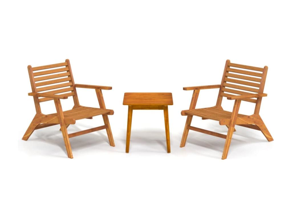 3-piece Meublori furniture set, solid wood