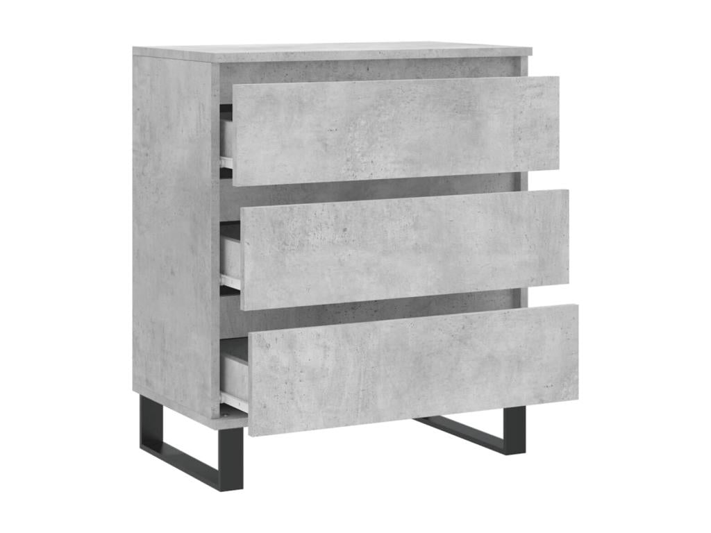 Concrete Grey Buffet 60x35x70 cm Engineered Wood AAYR86950