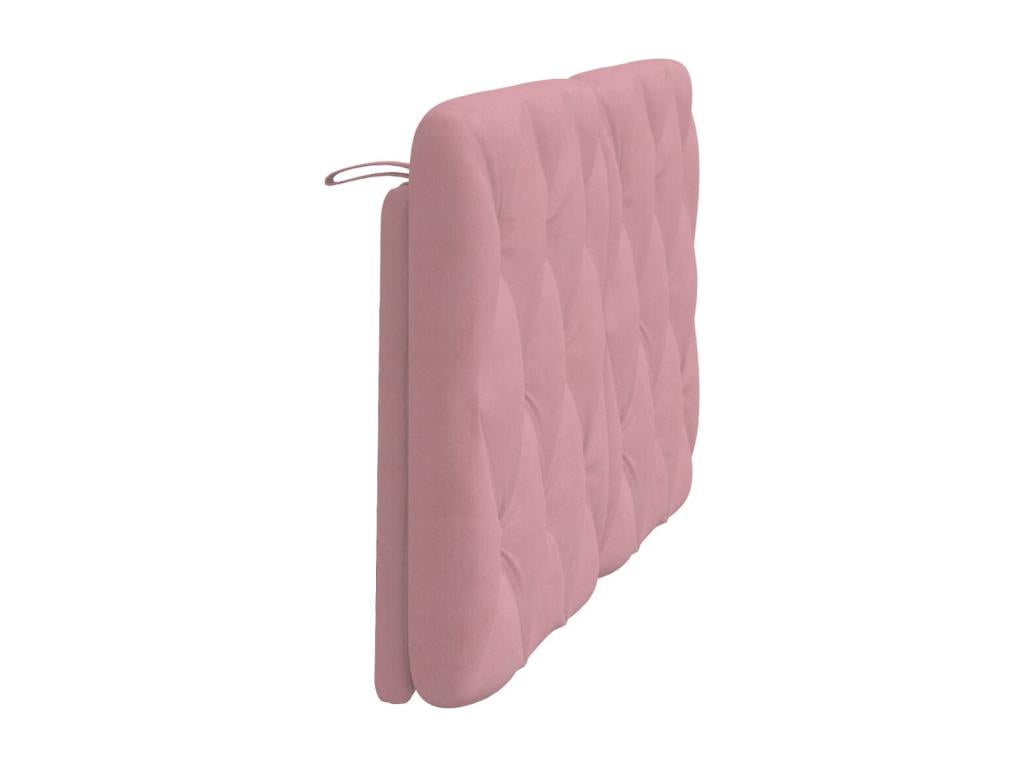 Pink velvet headboard cushion, 120 cm, QKMR60887