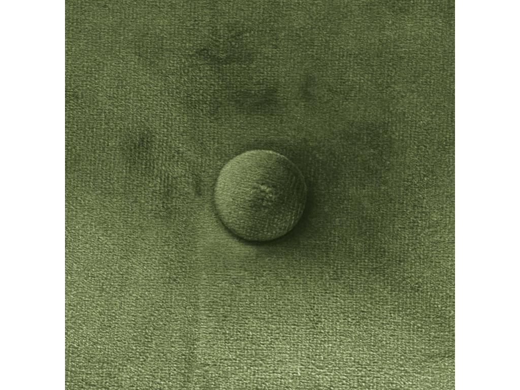 Chicyla Smooth Velvet Headboard with Buttons 135x105 with Bed Legs 120/135/140 - Green Chicyla BOZG89132