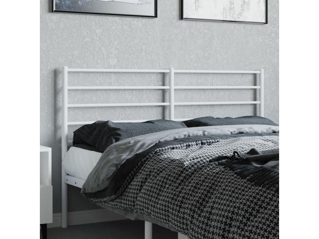 White metal headboard 150cm IOZE44954
