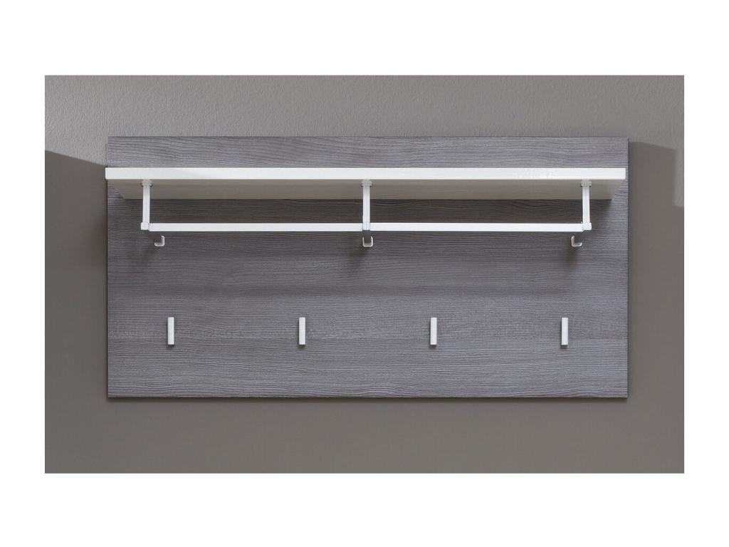 Chicyla Wall-Mounted Coat Rack, Grey, 80x40x28 cm, Chicyla GFCO37863