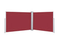 Retractable side awning, red, 120x1000 cm, CDJB73178