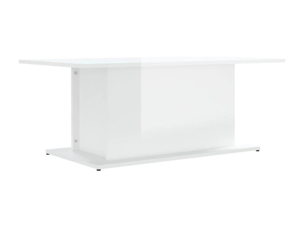 Coffee table, glossy white, 102x55.5x40 cm, NLRL45569