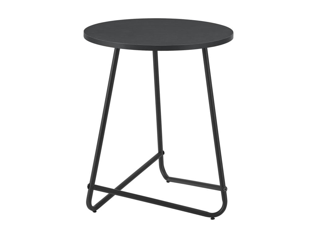 Chicyla round side table 55x45 cm black Chicyla IUIQ82739