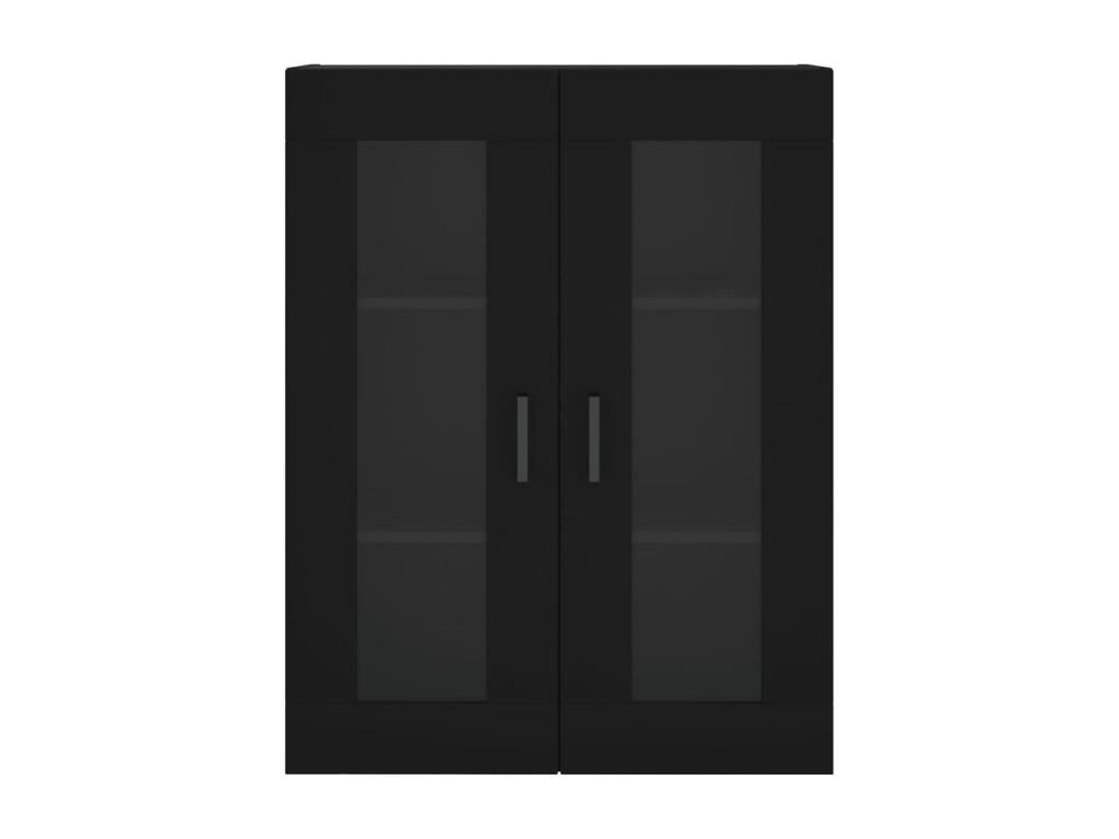 Highboard, Black, 69.5x34x180 cm, Engineered Wood PPCR85039