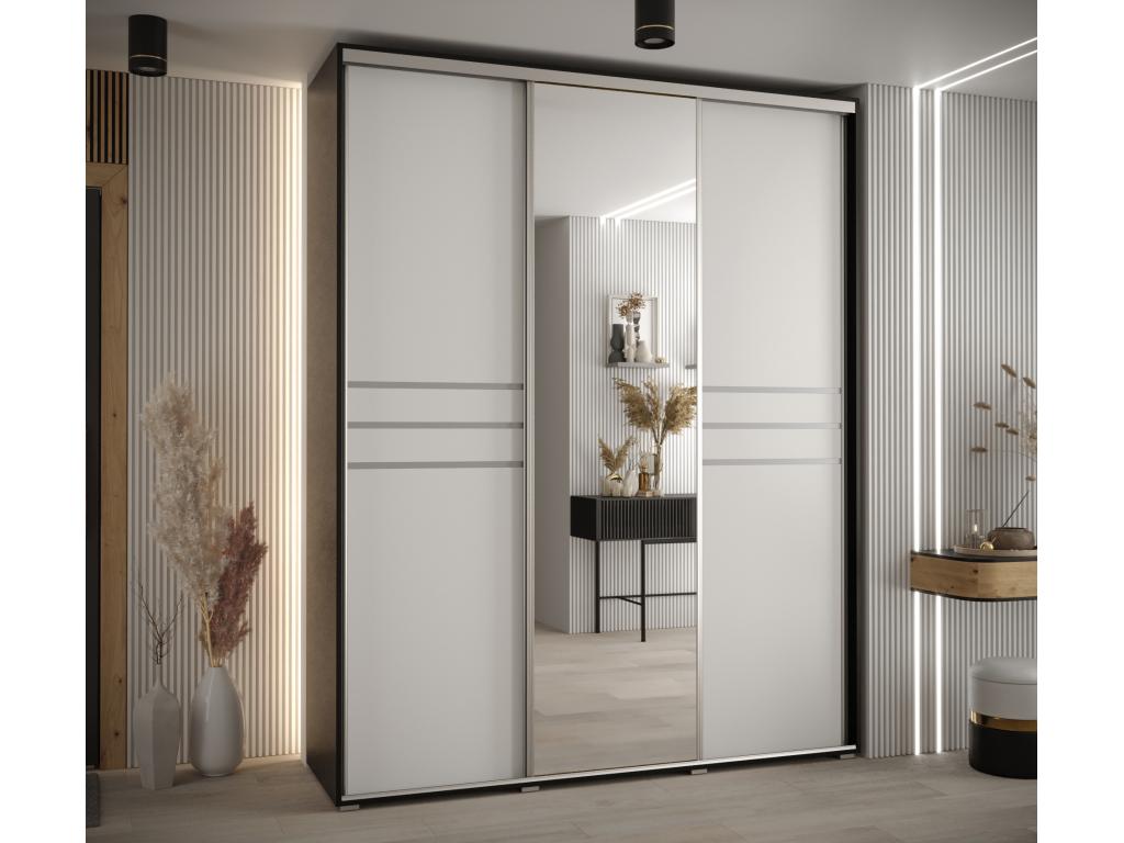 Chicyla 11 Sliding Door Wardrobe 235.2/190/60 3 Doors GVTF83622