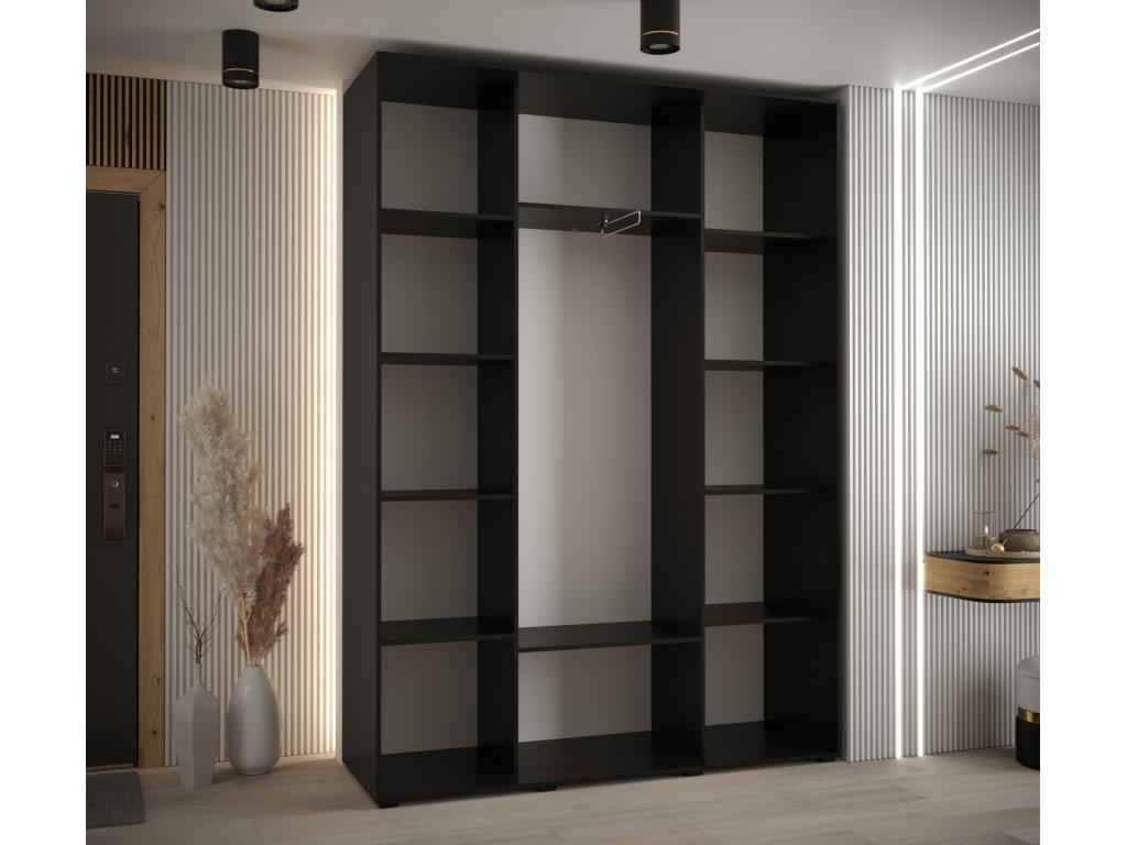 Chicyla 12 Sliding Door Wardrobe 235.2/180/45 3 Doors BFBN51977