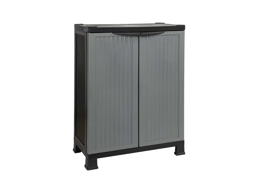 Low resin outdoor cabinet with 1 shelf, 92x68x39cm, 7house WDQJ10237