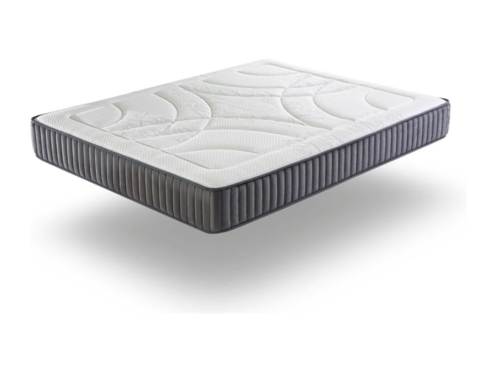 Domopure Mattress 135x200 cm, 24 cm Thick - High-Density Foam - Multi-Zone Comfort System KTCJ46216