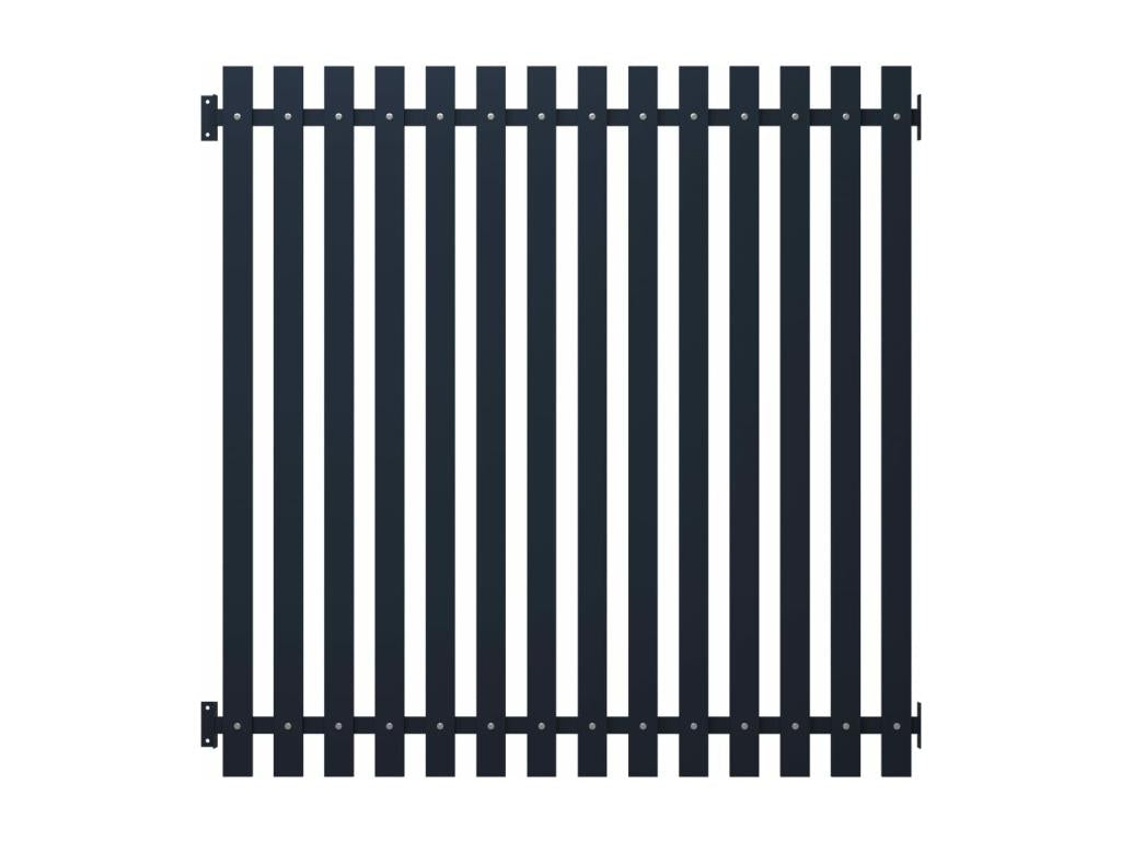Anthracite fence panel 170.5x170 Powder-coated steel ALCO59462