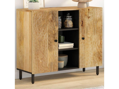 Side cabinet 90x33x75 cm solid mango wood