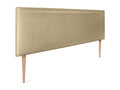 Chicyla Smooth Faux Leather Headboard 150x105cm with Legs for 150cm Beds - Champagne NGNO22060