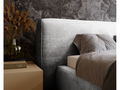 Chicyla Bed 140x200 cm Chicyla - Adult bed with headboard and storage - Light grey bed Symphony 19 RGJX34073