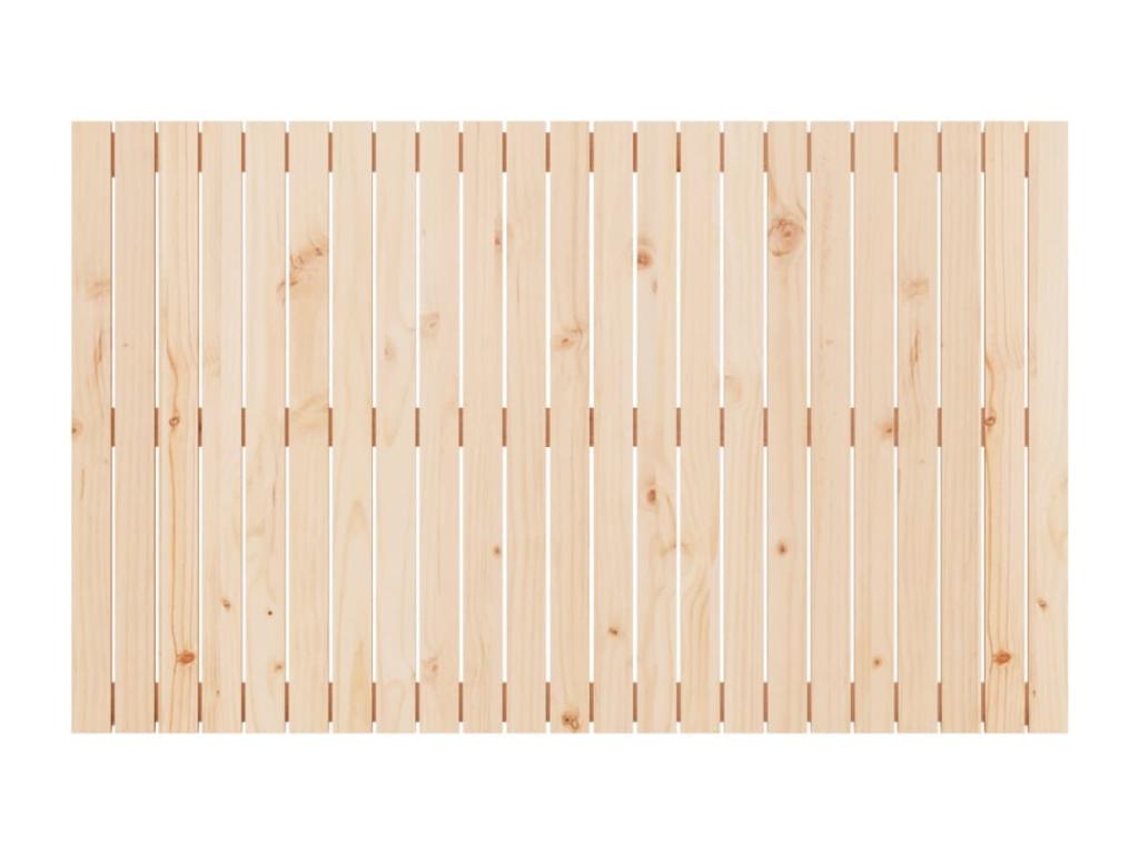 Wall-mounted headboard 147x3x90 cm Solid pine wood BINR14434