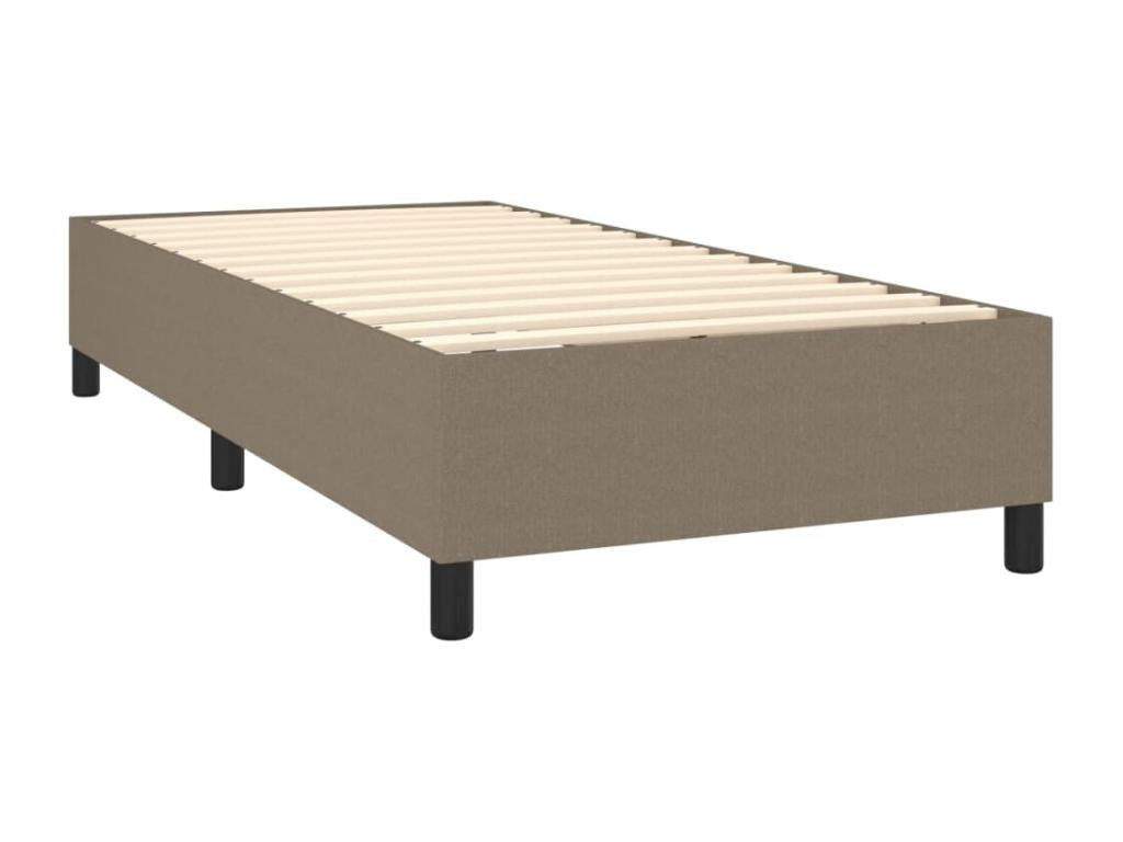 Domopure bed base, mattress, and LED lighting, 90x190 cm, fabric, NCWJ02491