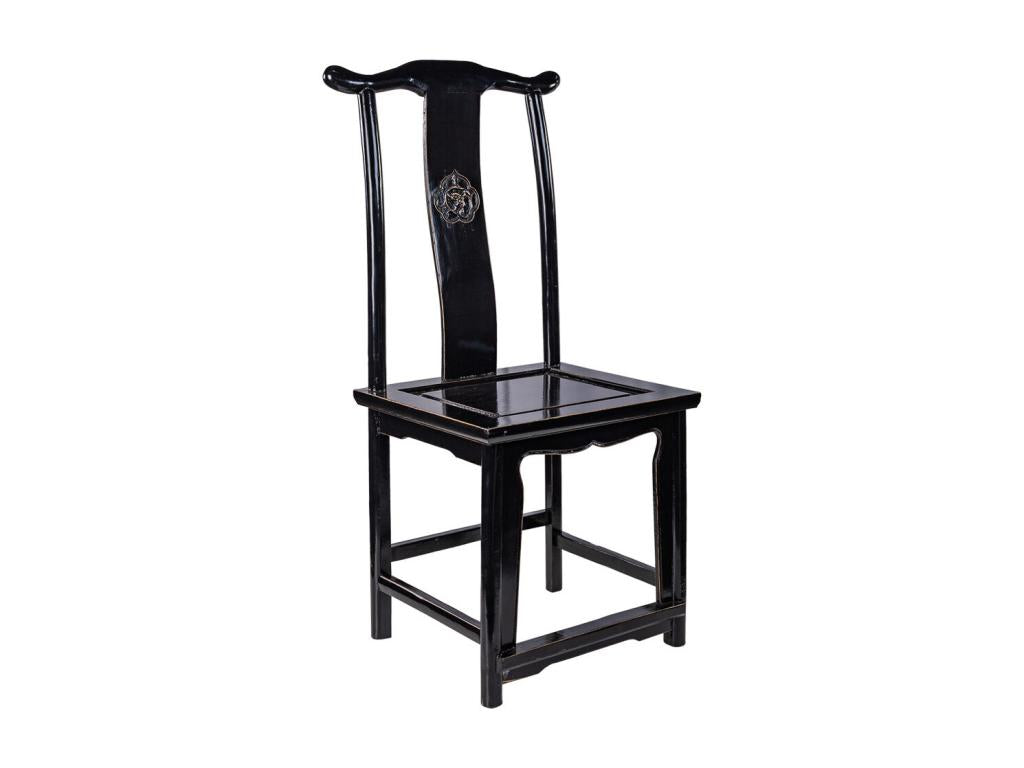 Black wooden chair 49x42x119/48h SDNZ93262