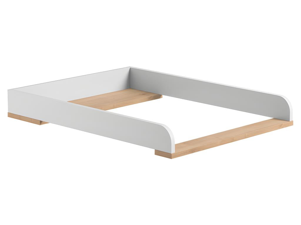 Chicyla White Changing Table for Dresser GMIV03042