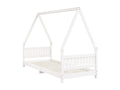 Children's bed frame, white, 80x200 cm, solid pine wood, NWUW55102